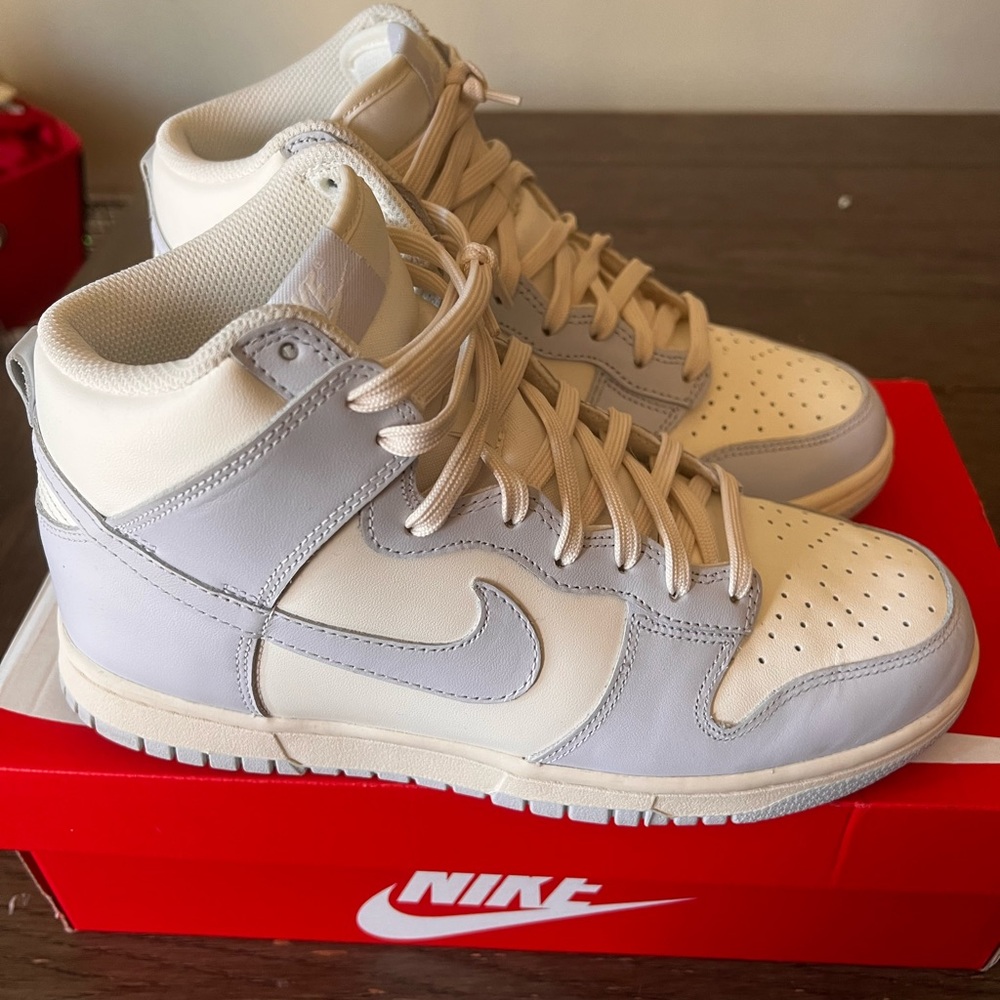 Nike Dunks High Sail/Football Grey
